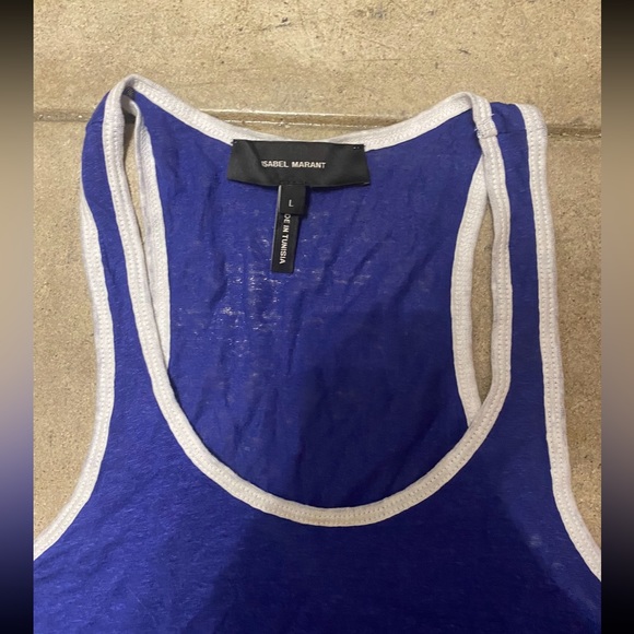 Etoile Isabel Marant Slub Linen Tank - Picture 2 of 2